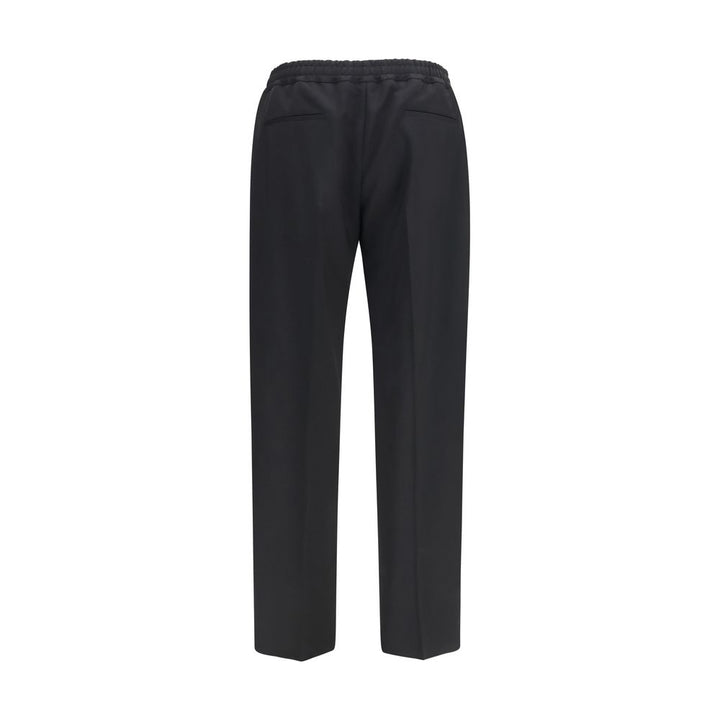Valentino Garavani Black Cotton Chino Pants