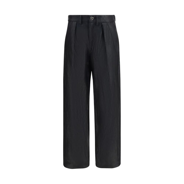 Kristina Ti Black Polyester Casual Pants