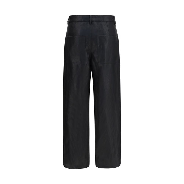 Kristina Ti Black Polyester Casual Pants
