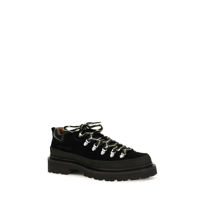 Dsquared² Black Calf Leather Bos Taurus Athletic Sneakers