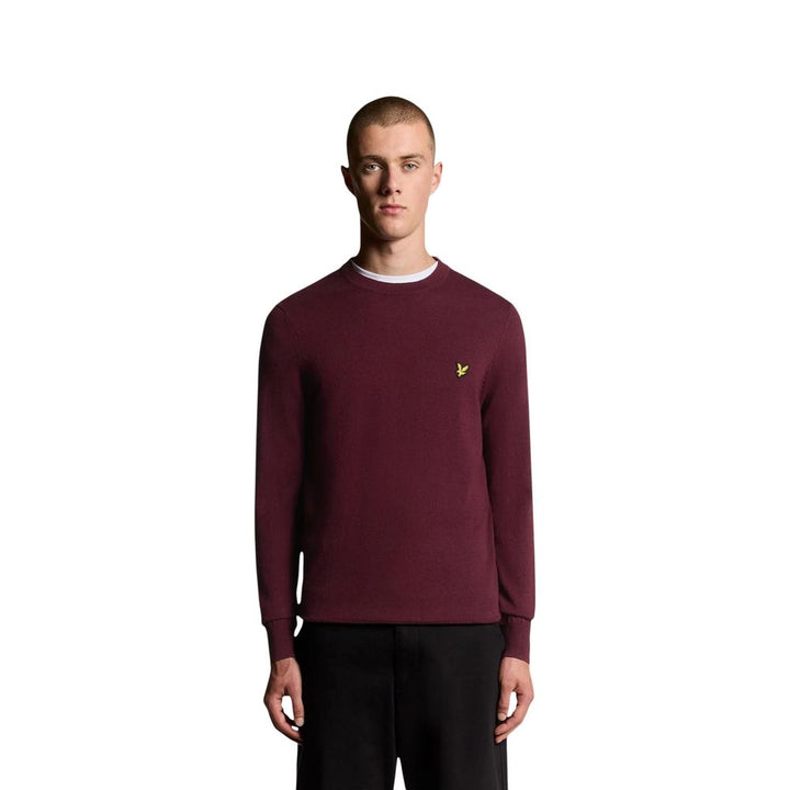 Lyle &amp; Scott Bordeaux Cotton Sweatshirt