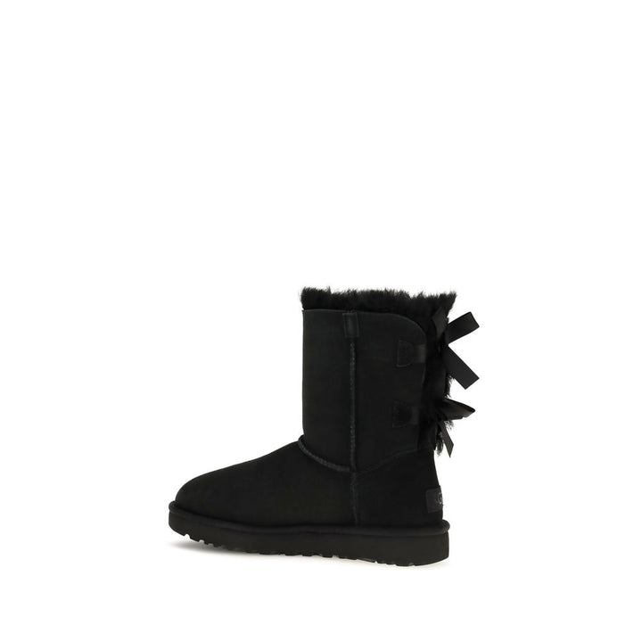 UGG Black Calf Leather Bos Taurus Boots