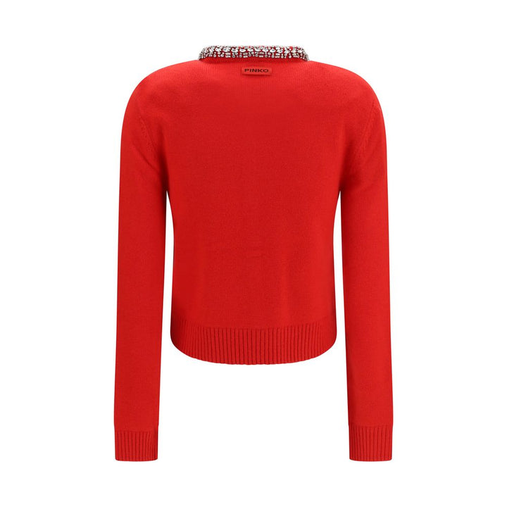 PINKO Multicolor Wool Oves Aries Cardigan