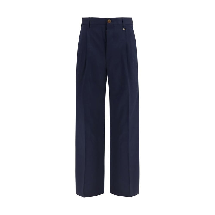 Vivienne Westwood Blue Wool Oves Aries Dress Pants