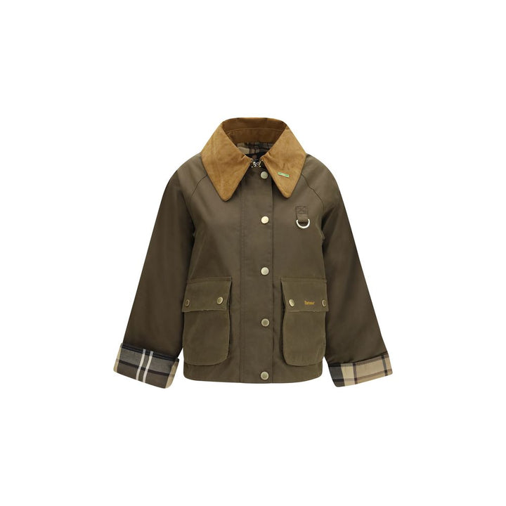 Barbour Bicolor Cotton Full-Length Jacket