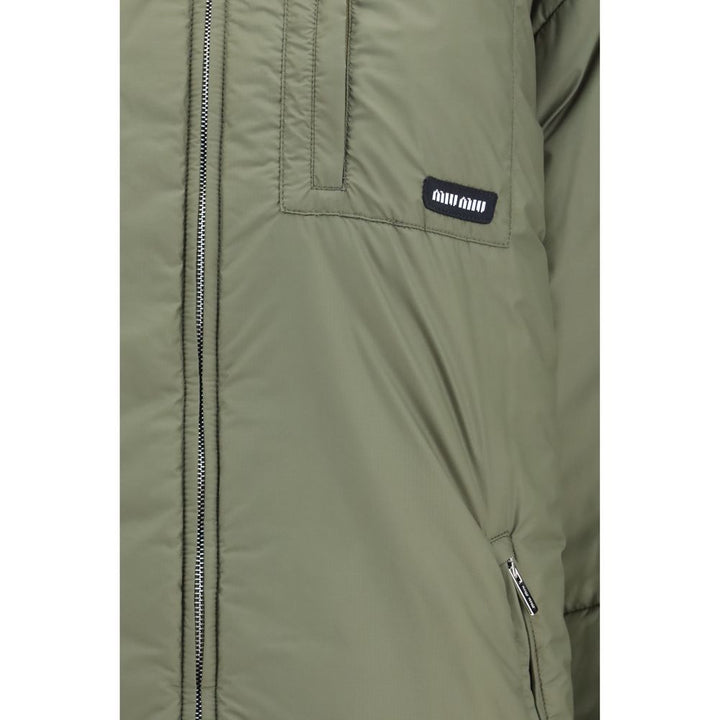 Miu Miu Bicolor Goose Down Shell Jacket