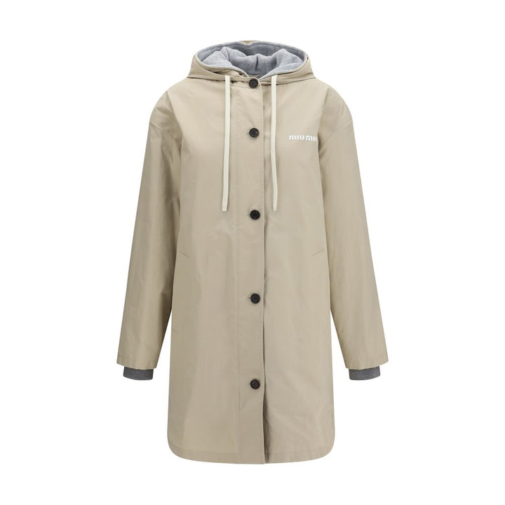 Miu Miu Beige Cotton Coat