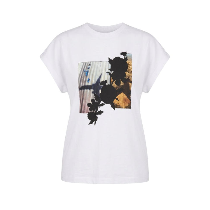 Trussardi White Cotton Women T-Shirt