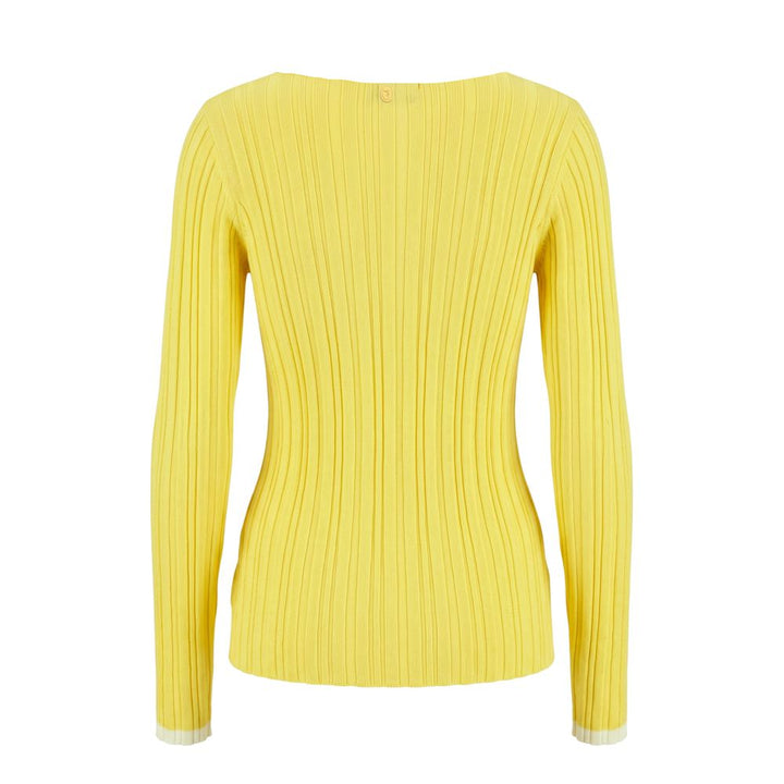 Trussardi Jeans Yellow Viscose Women Sweater