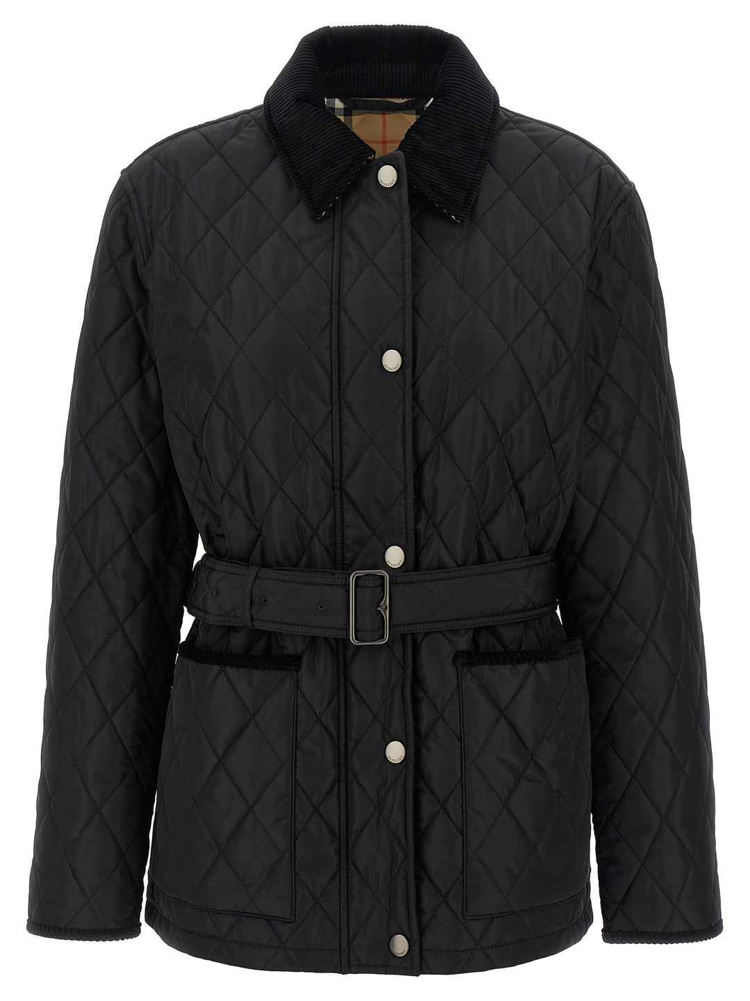 Burberry Black Polyamide Full-Length Jacket
