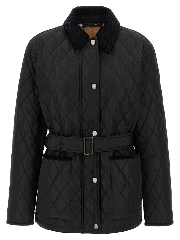 Burberry Black Polyamide Full-Length Jacket