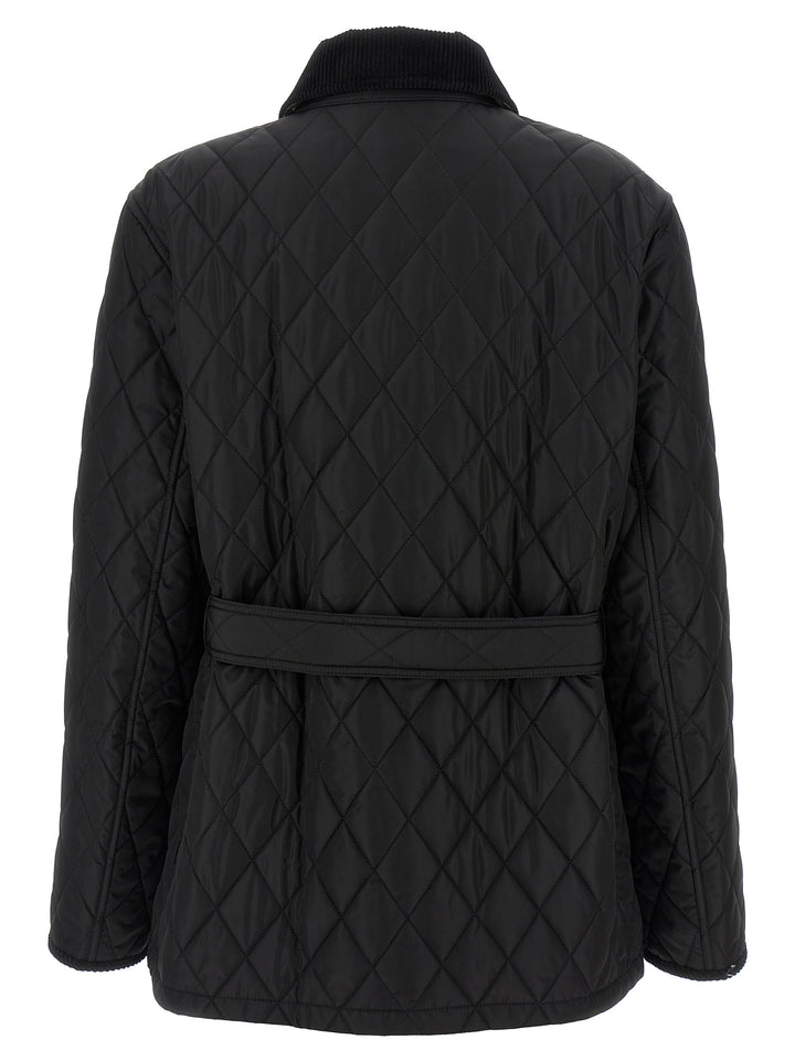 Burberry Black Polyamide Full-Length Jacket