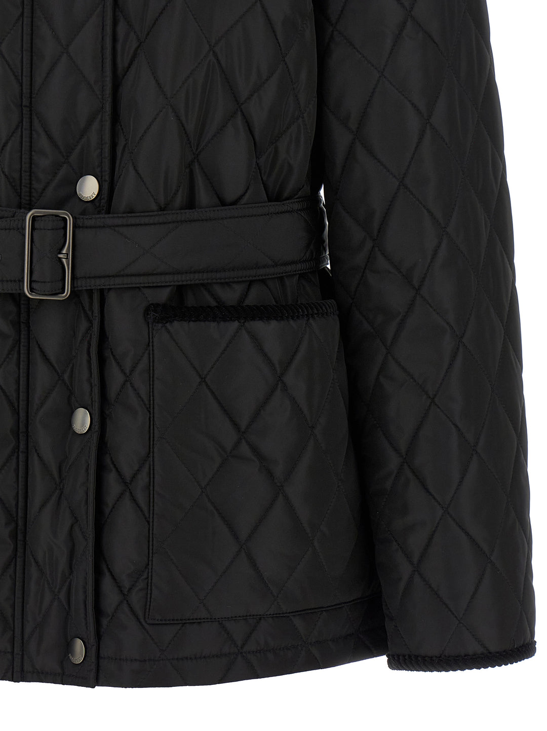 Burberry Black Polyamide Full-Length Jacket