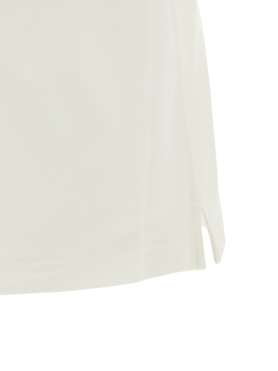 Burberry White Cotton Polo Shirt