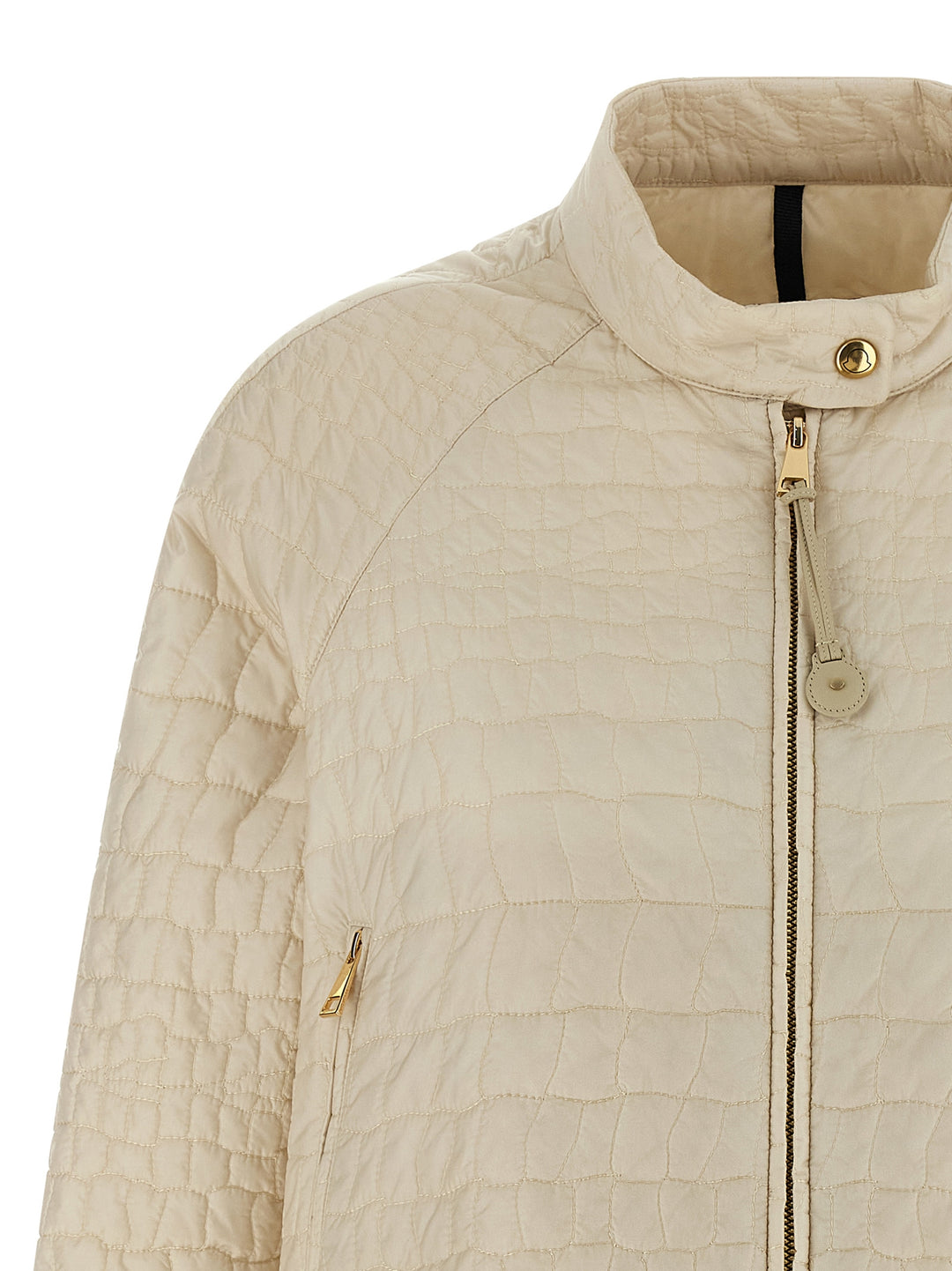 Moncler Beige Polyamide Full-Length Jacket