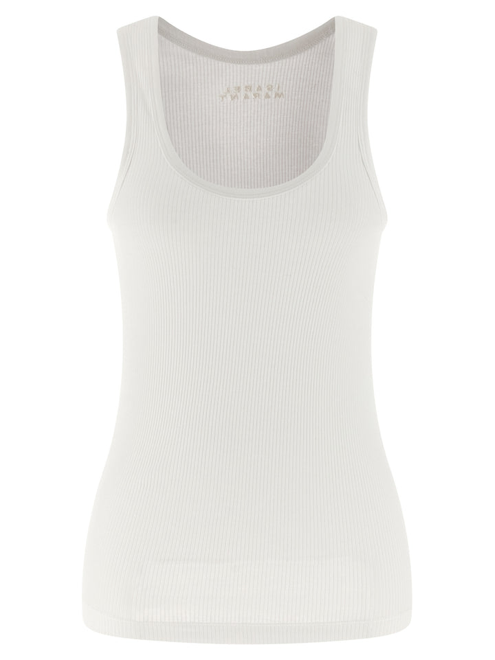 Isabel Marant White Cotton Tank Tops