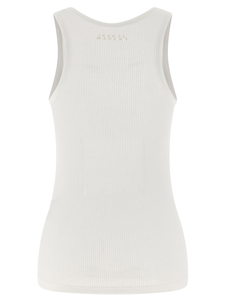 Isabel Marant White Cotton Tank Tops