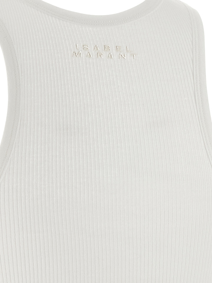 Isabel Marant White Cotton Tank Tops