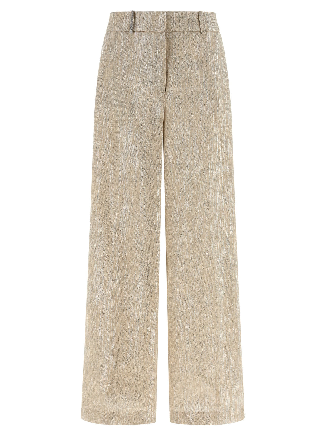 Peserico Beige Viscose Casual Pants