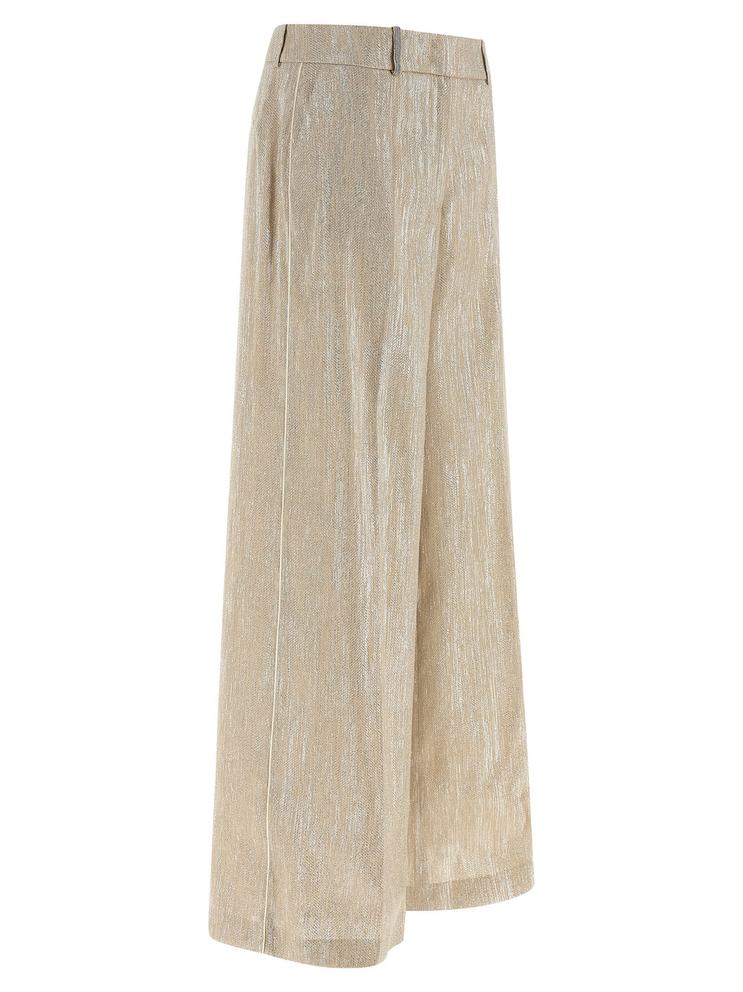 Peserico Beige Viscose Casual Pants