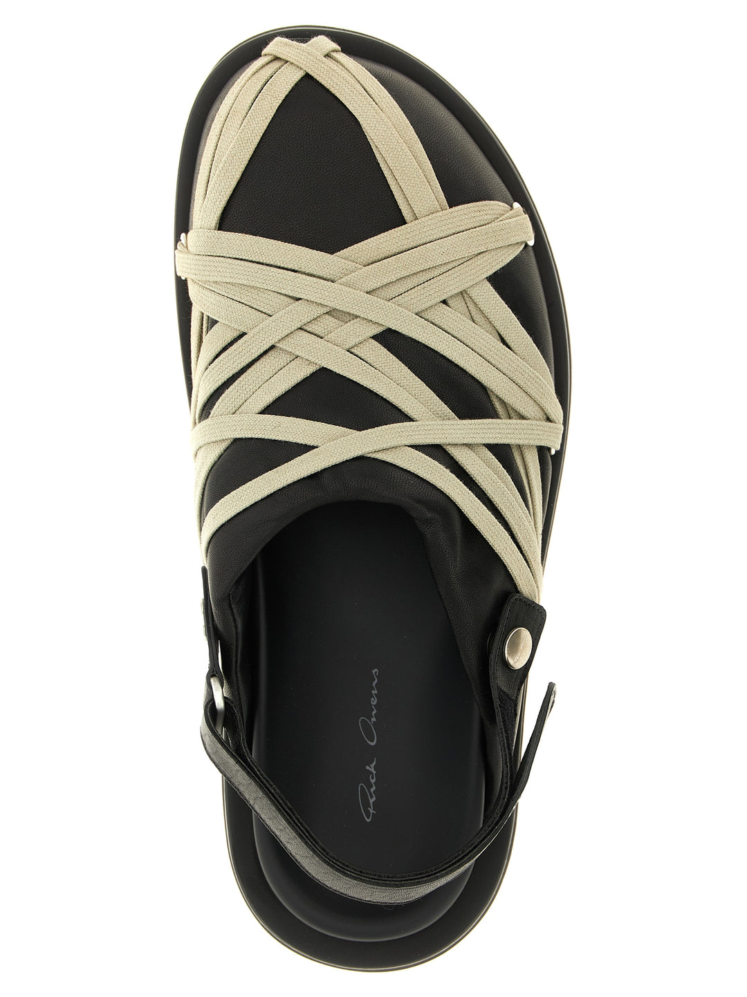 Rick Owens Black Ramie Mules