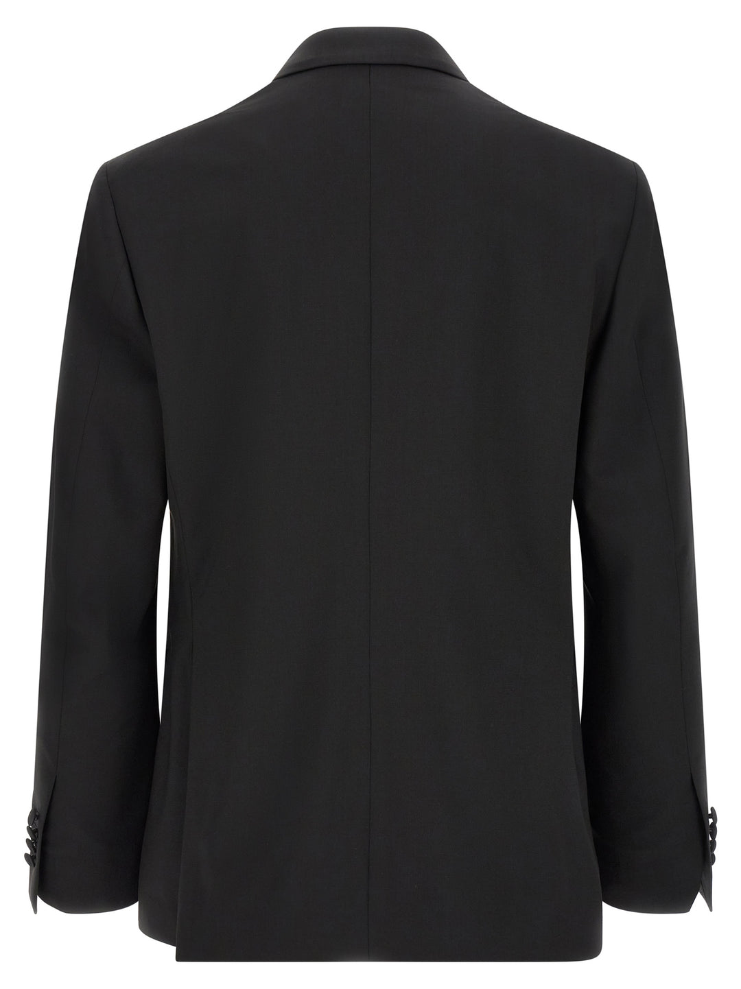 Lardini Black Virgin Wool Tuxedo