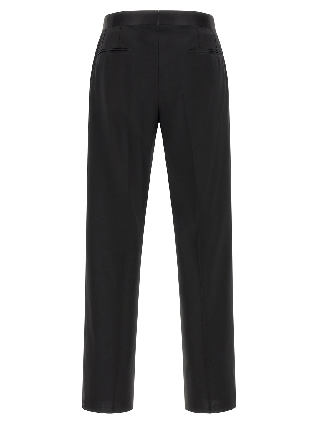 Lardini Black Virgin Wool Tuxedo