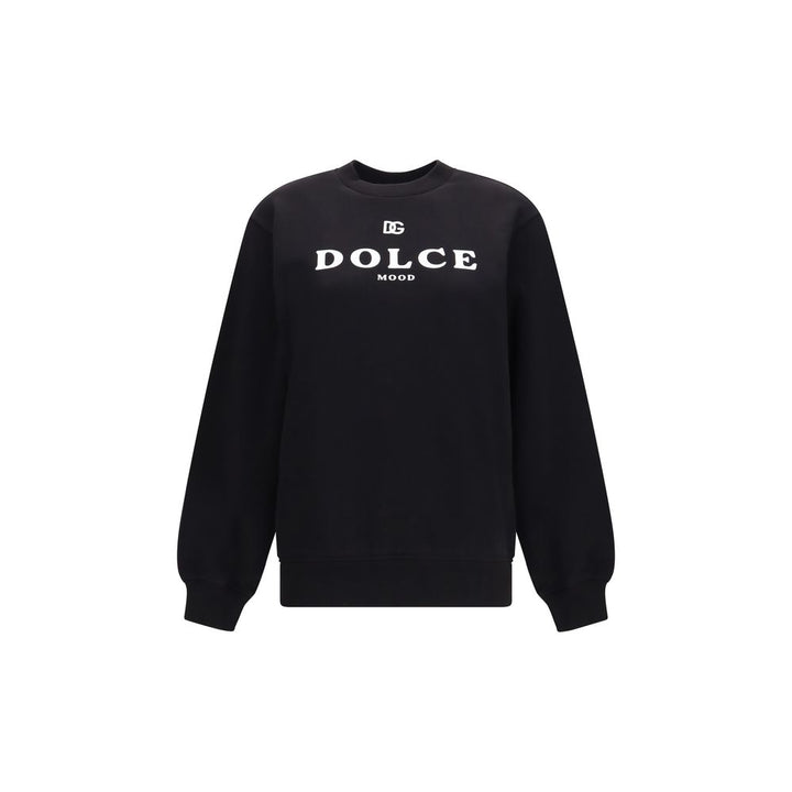 Dolce &amp; Gabbana Black Cotton Sweatshirt