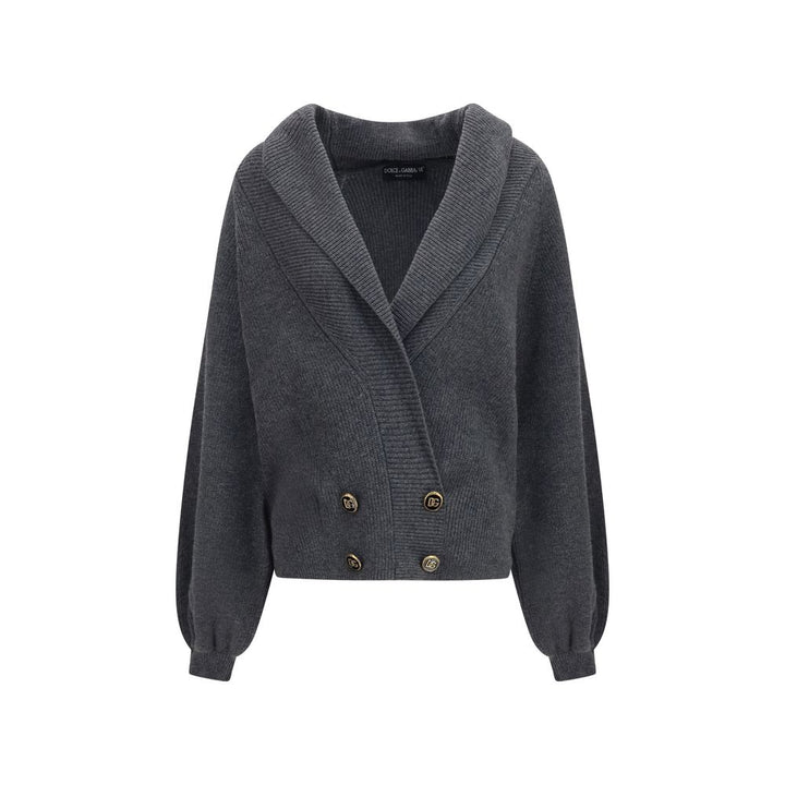 Dolce &amp; Gabbana Gray Wool Oves Aries Cardigan