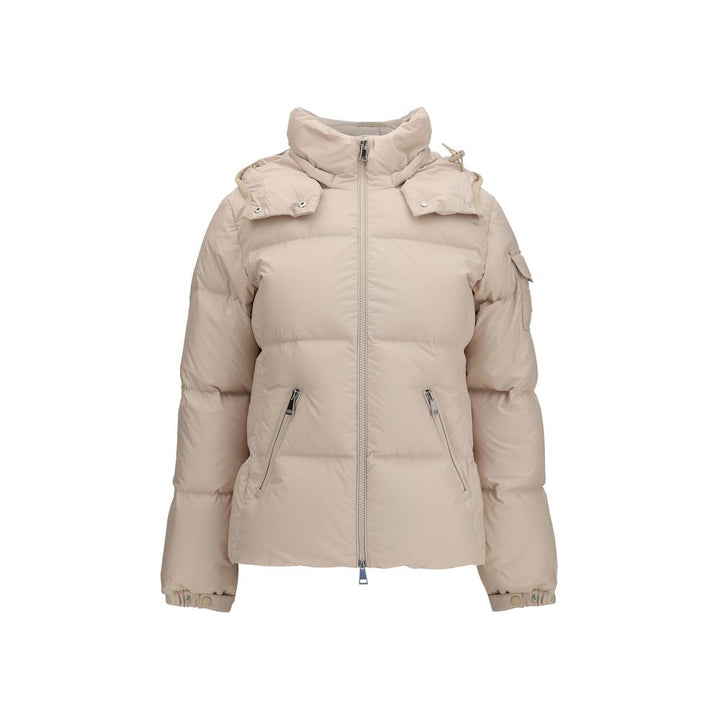 Moncler Beige Goose Down Shell Jacket