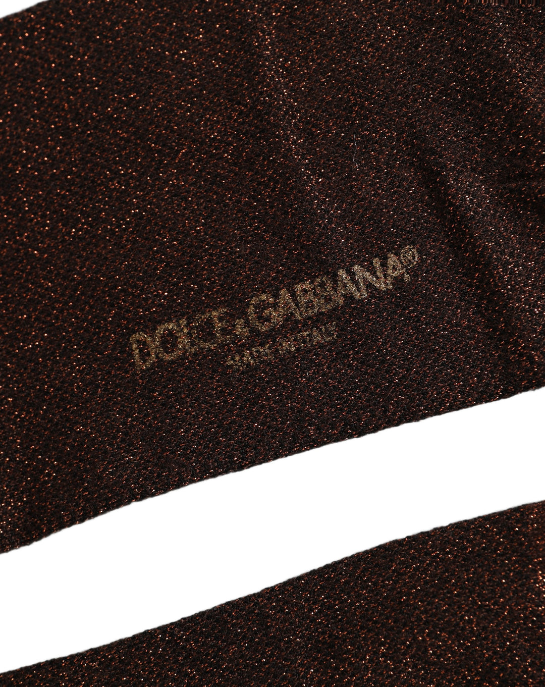 Dolce &amp; Gabbana Men Brown Viscose Over The Calf Accessory Socks