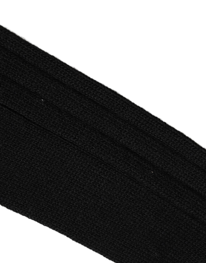 Dolce &amp; Gabbana Black DG Logo Print Over The Calf Accessory Socks