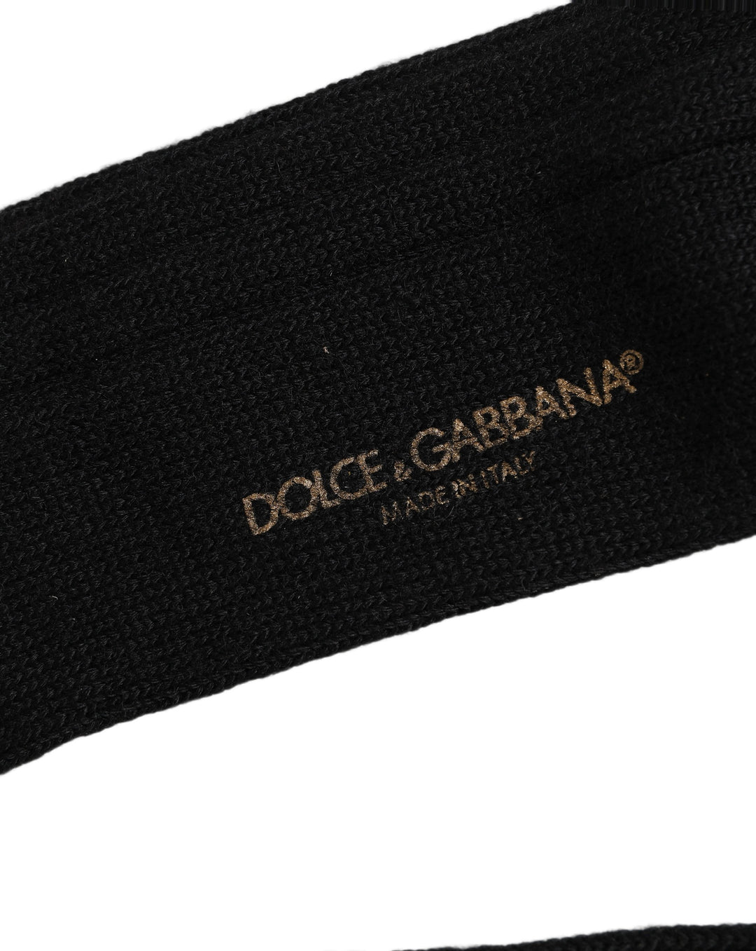 Dolce &amp; Gabbana Black DG Logo Print Over The Calf Accessory Socks