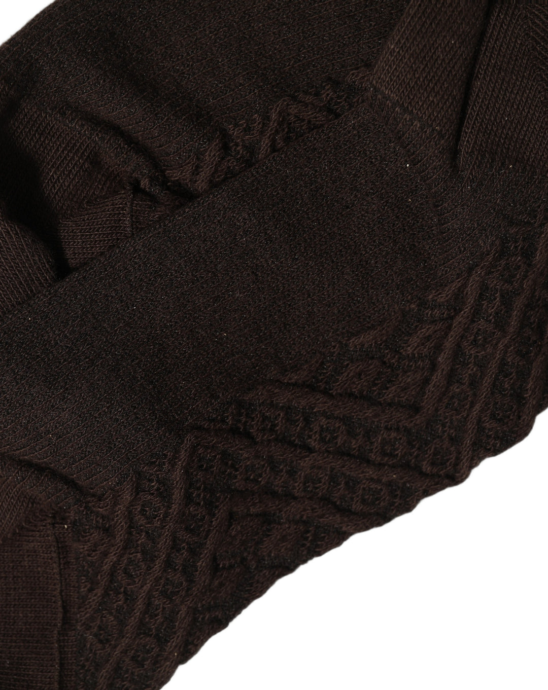 Dolce &amp; Gabbana Dark Brown Cotton Knit Knee High Accessory One Size Socks