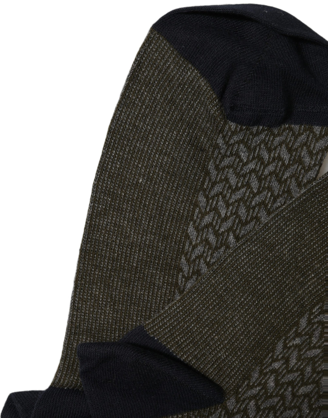 Dolce &amp; Gabbana Dark Gray Cotton Knit Knee High Accessory Socks