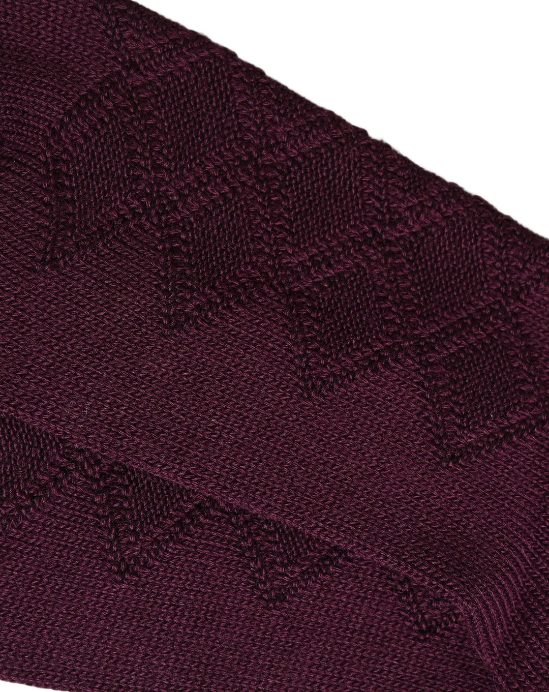 Dolce &amp; Gabbana Burgundy Wool Crest Logo Knee High Accessory Socks