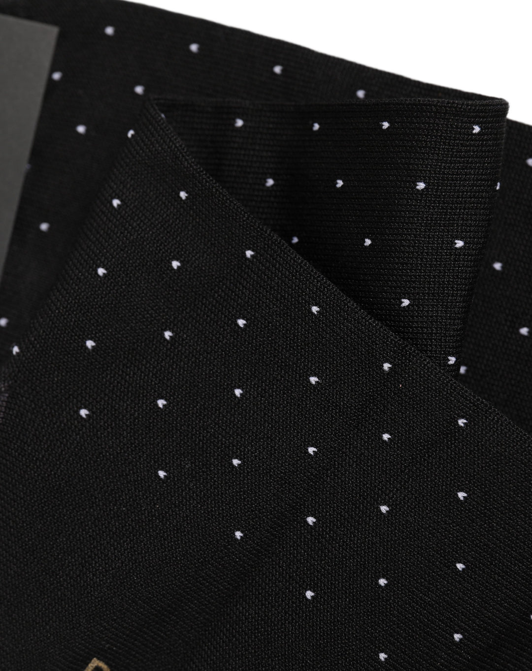 Dolce &amp; Gabbana Men Black Cotton Polka Dot Mid Calf Accessory Socks