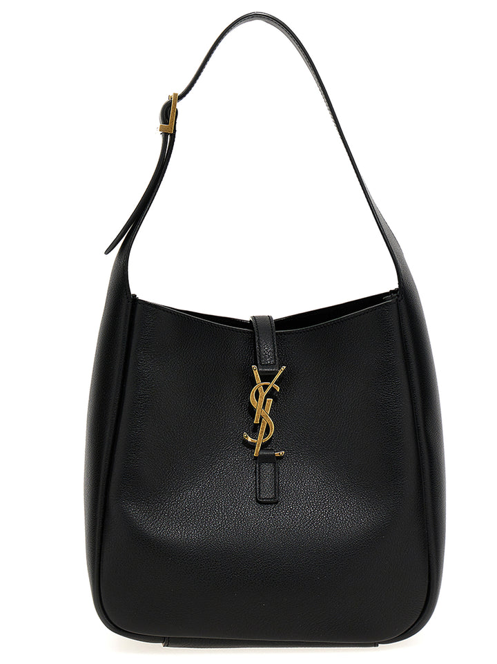 Saint Laurent Black Calfskin Shoulder Bag