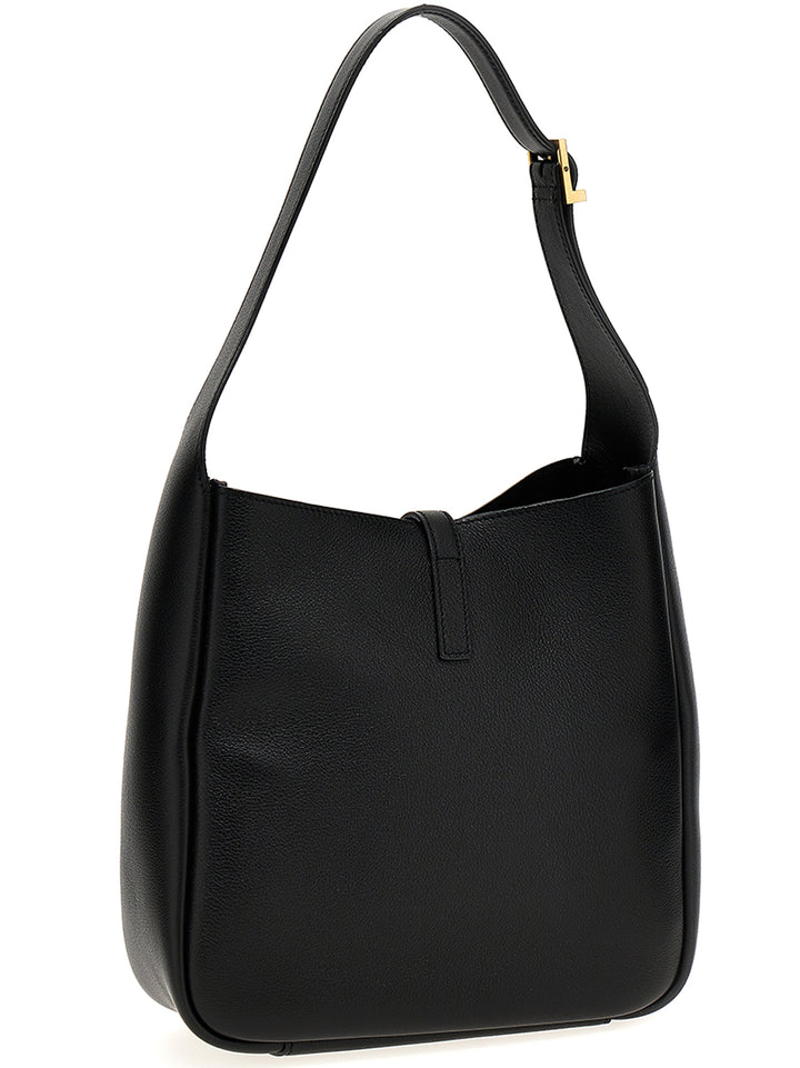 Saint Laurent Black Calfskin Shoulder Bag