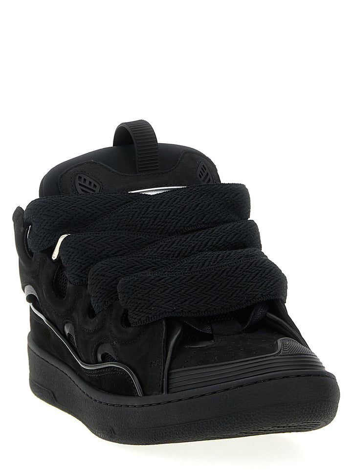 Lanvin Black Calfskin Sneakers