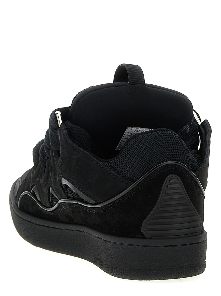 Lanvin Black Calfskin Sneakers
