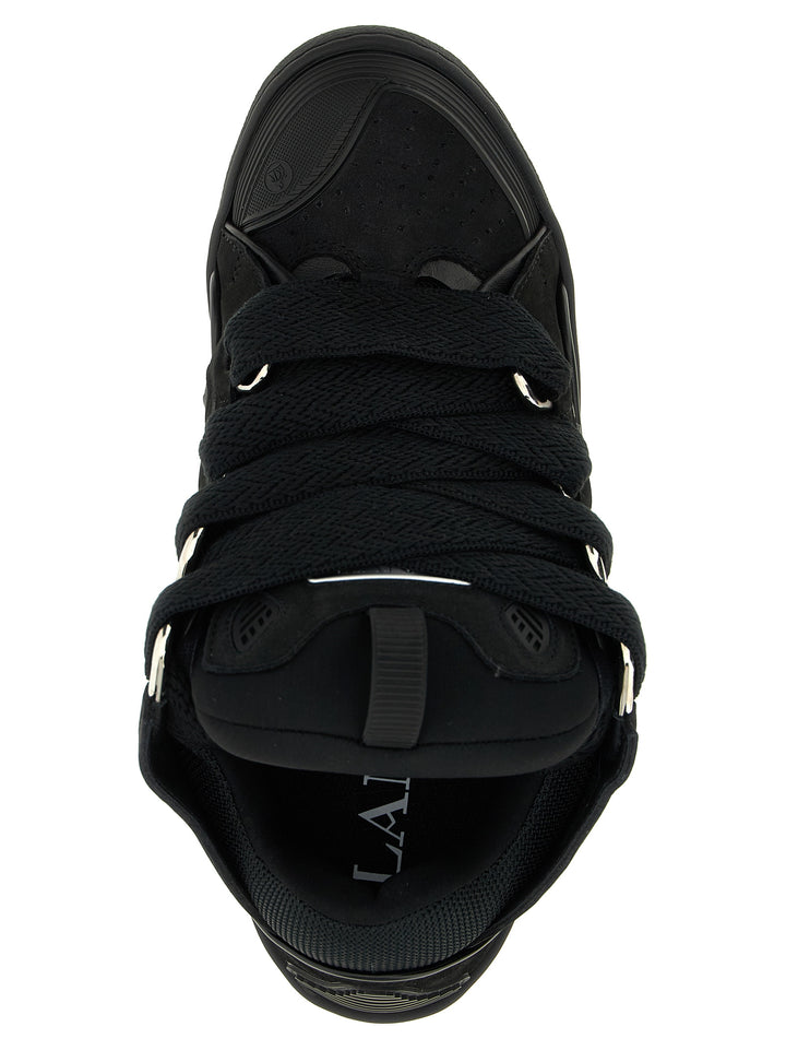 Lanvin Black Calfskin Sneakers