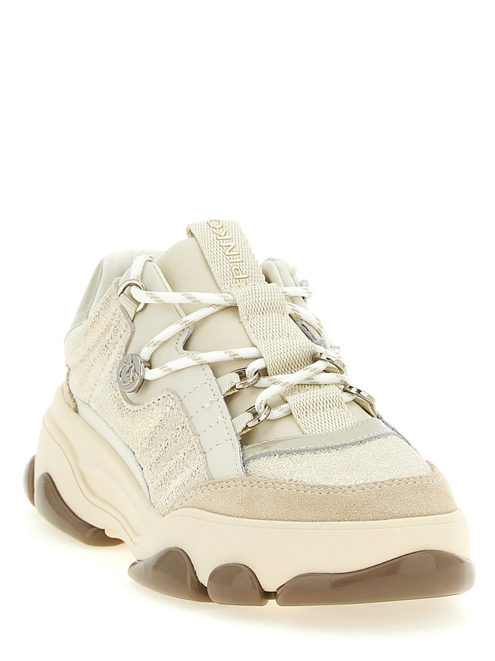 PINKO Multicolor Cowhide Chunky Sneakers
