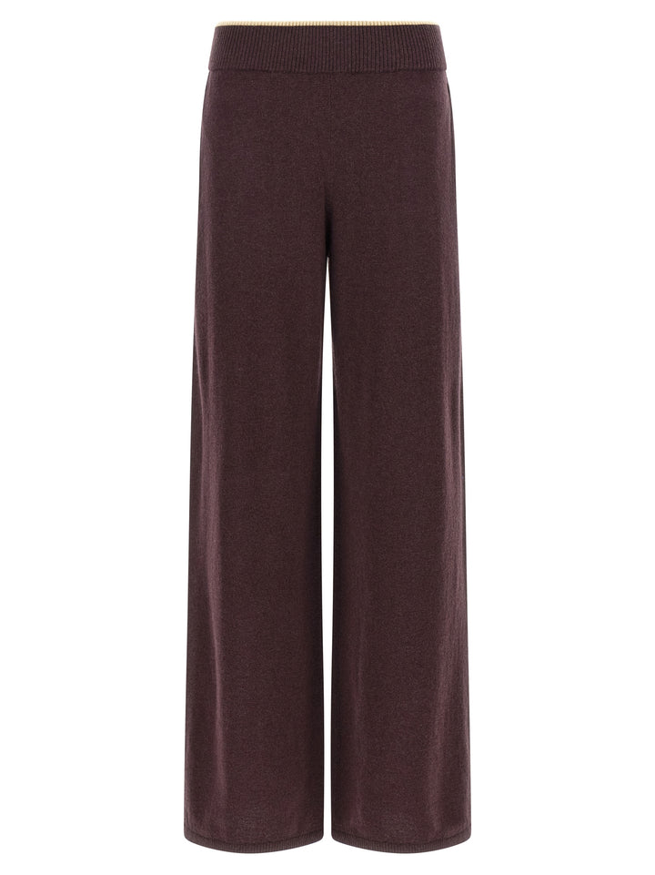 PINKO Purple Wool Casual Pants