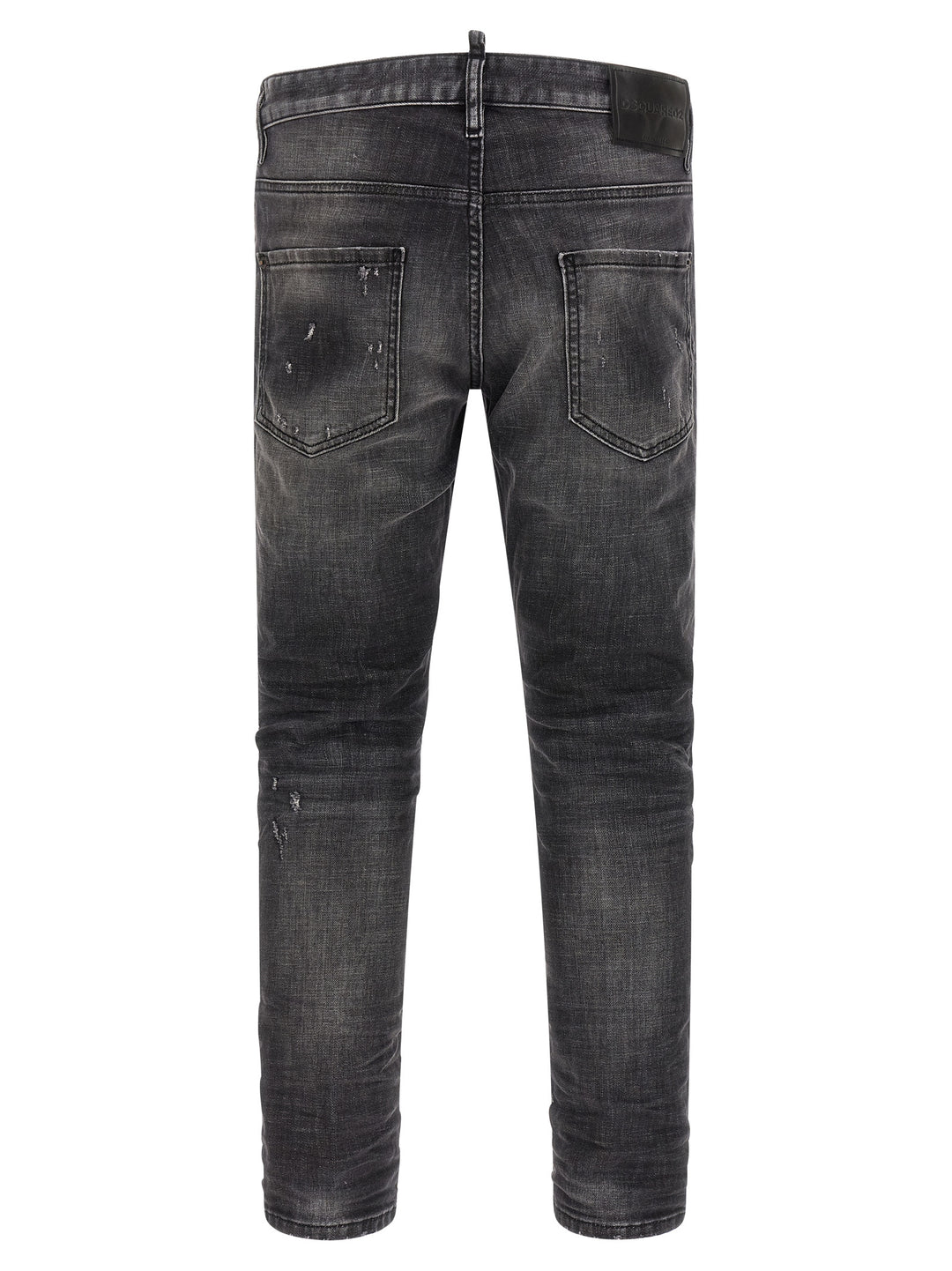Dsquared² Gray Cotton Skinny Jeans