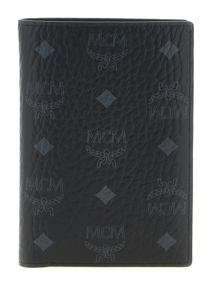 MCM Black Polyethylene Wallet