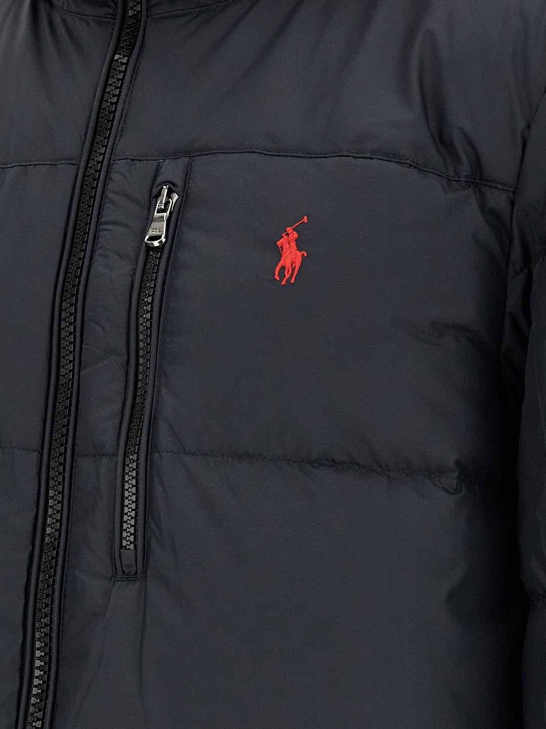 Polo Ralph Lauren Black Polyester Full-Length Jacket