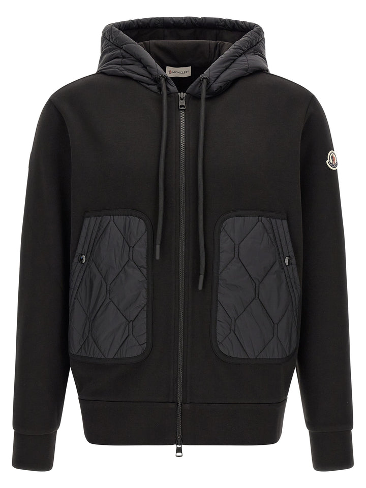 Moncler Black Polyamide Cardigan