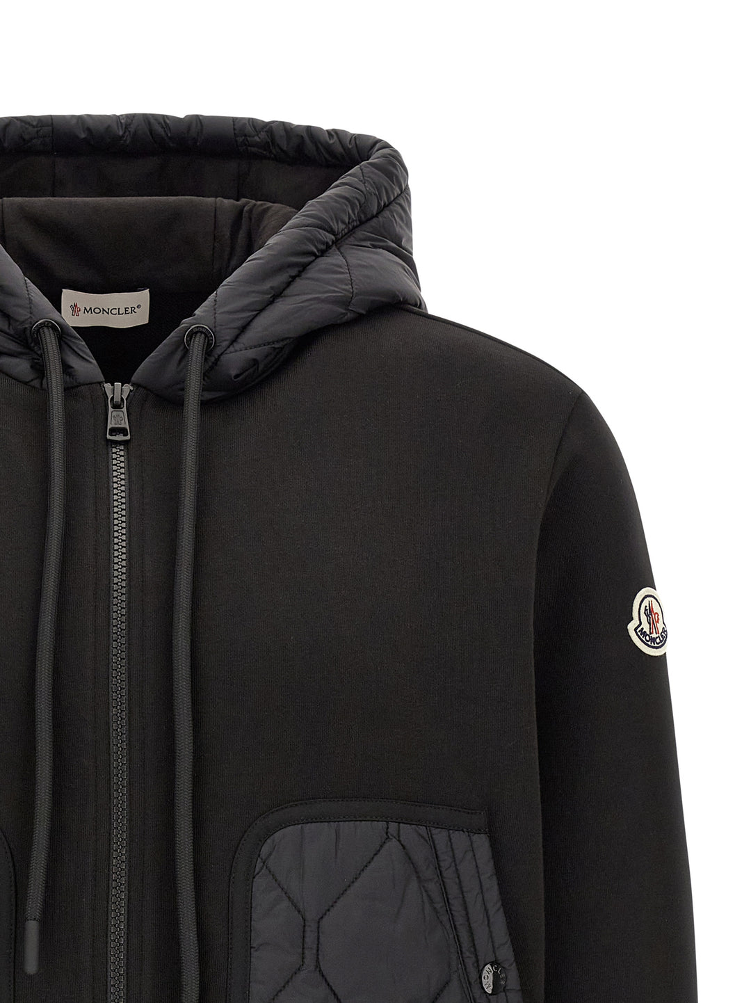 Moncler Black Polyamide Cardigan