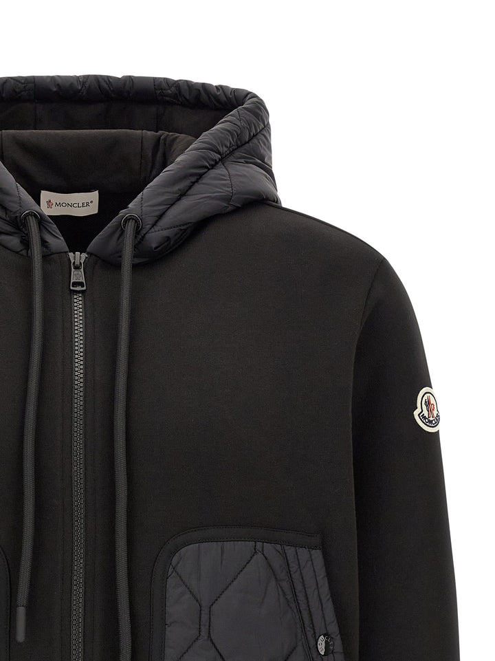 Moncler Black Polyamide Cardigan